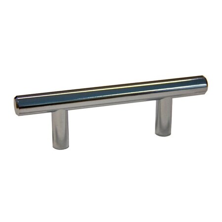Crown 4" Bar Cabinet Pull with 2-1/2" Center to Center Diameter Polished Chrome Finish CHP104PC